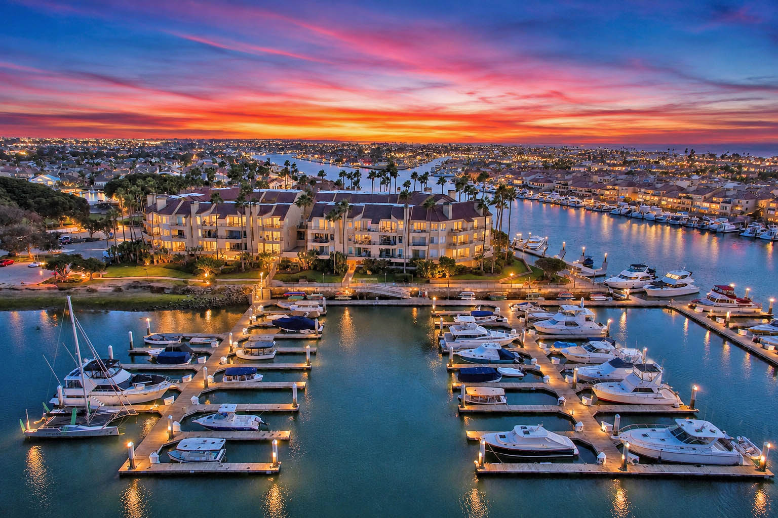 Twilight Real Estate Photography in Long Beach